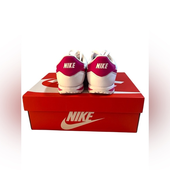 Nike White and Pink Classic Sneakers NWT - Picture 5 of 11